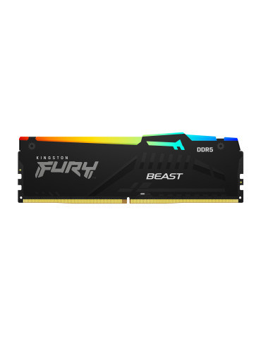 Kingston Technology FURY Beast RGB muistimoduuli 64 GB 2 x 32 GB DDR5 ECC Kingston Technology FURY Beast RGB muistimoduuli 64 GB 2 x 32 GB DDR5 ECC