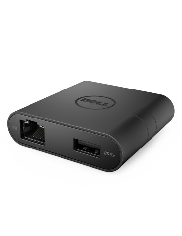 DELL DA200 Wired USB 3.2 Gen 1 (3.1 Gen 1) Type-C Black