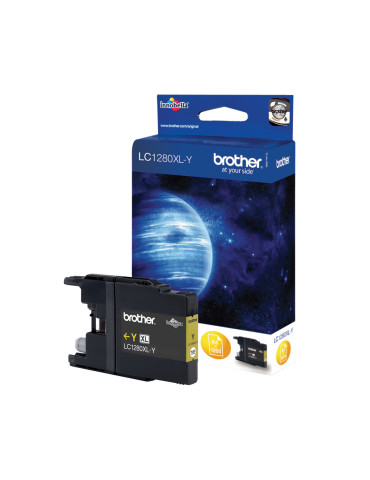 Brother LC1280XLY ink cartridge 1 pc(s) Original Yellow