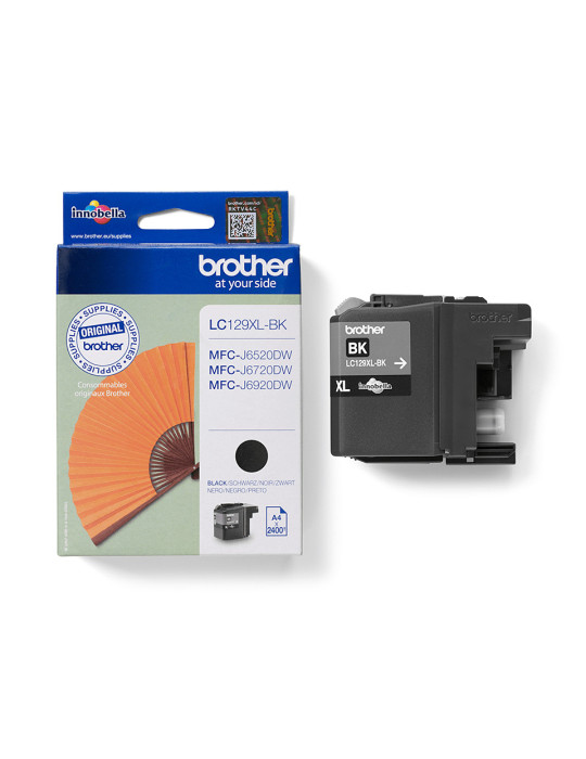 Brother LC129XLBK bläckpatroner 1 styck Original Hög (XL) avkastning Svart