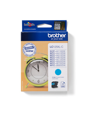 Brother LC-125XLC ink cartridge 1 pc(s) Original Cyan