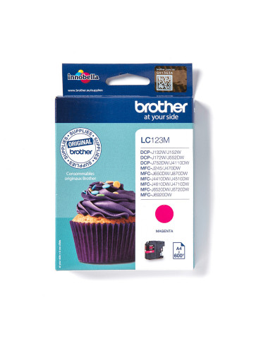 Brother LC123M ink cartridge 1 pc(s) Original Magenta