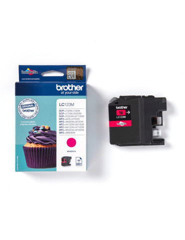 Brother LC123M ink cartridge 1 pc(s) Original Magenta