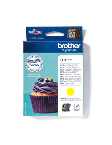 Brother LC123Y ink cartridge 1 pc(s) Original Yellow