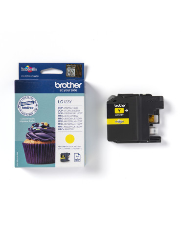 Brother LC123Y ink cartridge 1 pc(s) Original Yellow