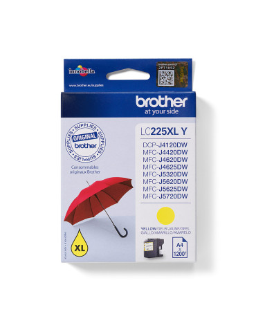 Brother LC225XLY ink cartridge 1 pc(s) Original