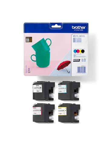 Brother LC-227XLVALBP ink cartridge 4 pc(s) Original Black, Cyan, Magenta, Yellow