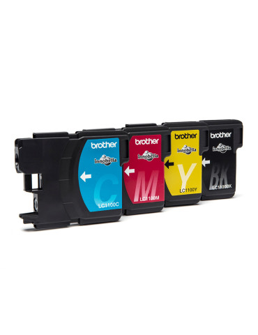 Brother LC1100VALBP ink cartridge 4 pc(s) Original Black, Cyan, Magenta, Yellow