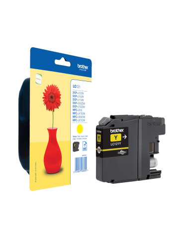 Brother LC-121Y ink cartridge 1 pc(s) Original Yellow