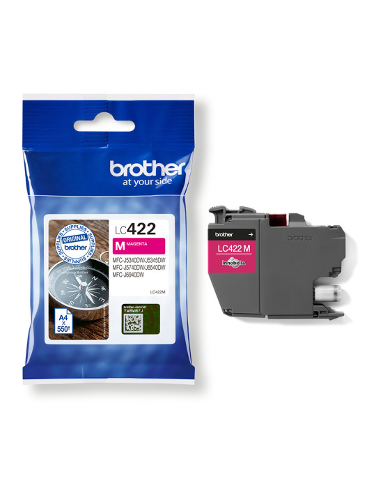 Brother LC422M bläckpatroner 1 styck Original Magenta