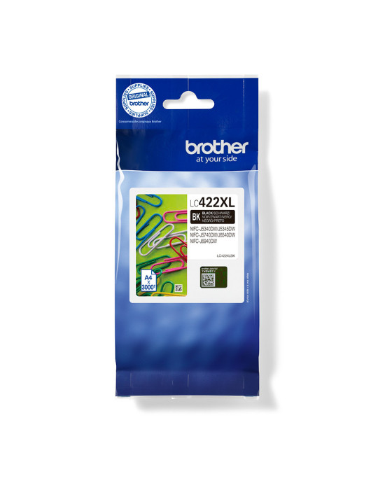 Brother LC422XLBK bläckpatroner 1 styck Original Svart