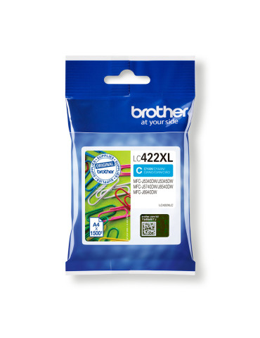 Brother LC422XLC ink cartridge 1 pc(s) Original Cyan