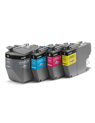 Brother LC422XLVAL ink cartridge 4 pc(s) Original Black, Cyan, Magenta, Yellow