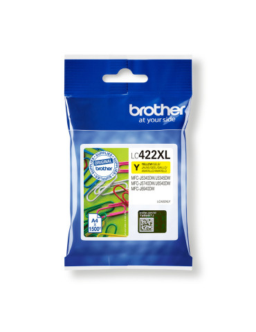 Brother LC-422XLY ink cartridge 1 pc(s) Original Yellow