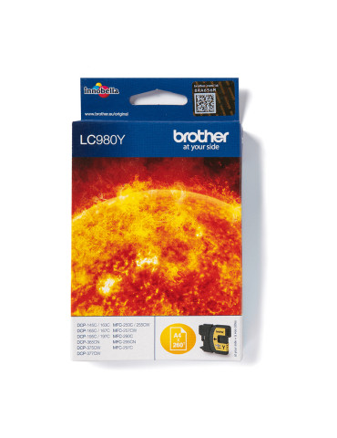Brother LC980Y ink cartridge 1 pc(s) Original Yellow