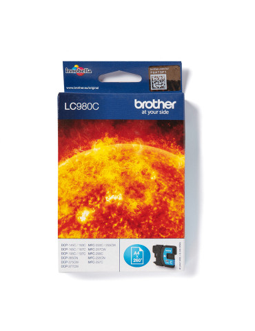 Brother LC980C ink cartridge 1 pc(s) Original Cyan