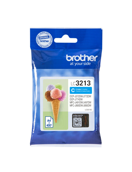 Brother LC3213C mustekasetti 1 kpl Alkuperäinen Syaani