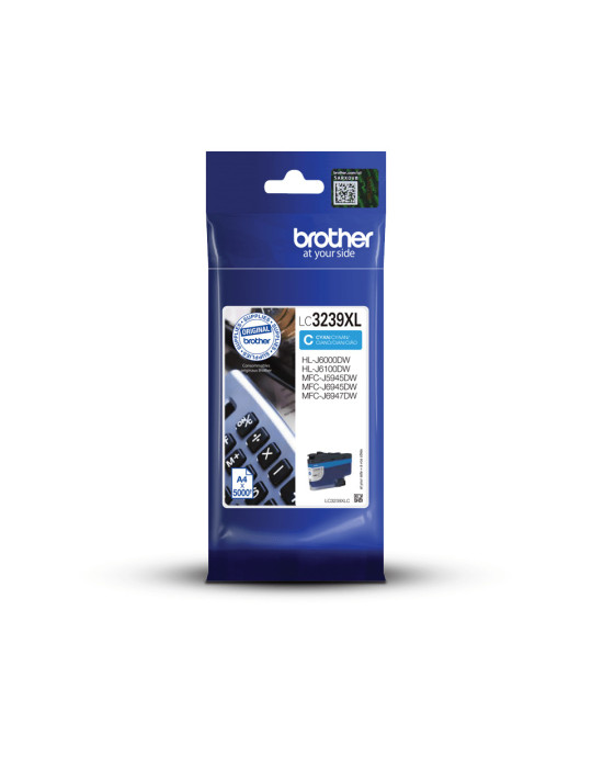 Brother LC3239XLC mustekasetti 1 kpl Alkuperäinen Syaani