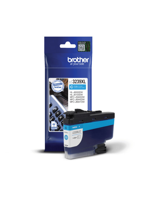 Brother LC3239XLC mustekasetti 1 kpl Alkuperäinen Syaani