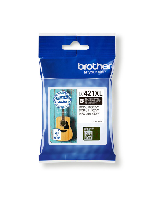 Brother LC421XLBK bläckpatroner 1 styck Original Svart