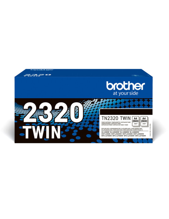 Brother TN-2320TWIN värikasetti 1 kpl Alkuperäinen musta