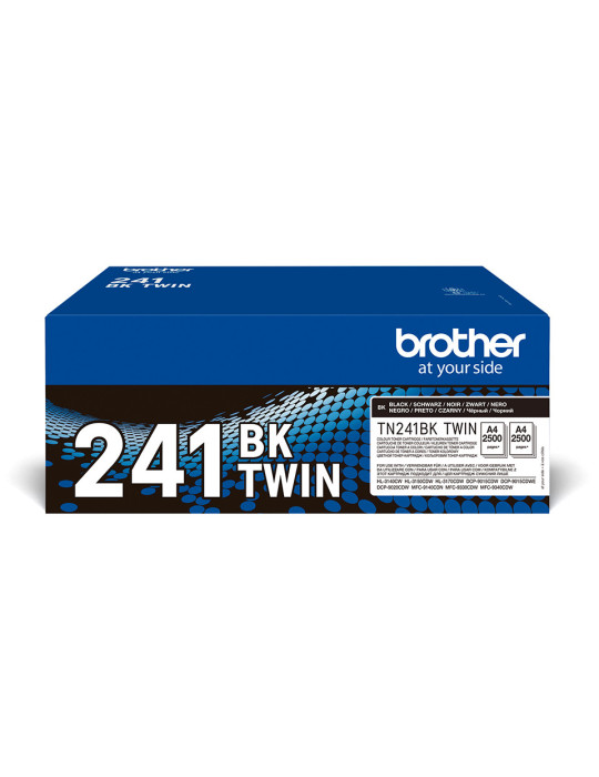 Brother TN-241BKTWIN Tonerkassett 2 styck Original Svart