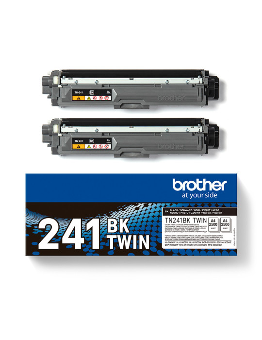 Brother TN-241BKTWIN Tonerkassett 2 styck Original Svart