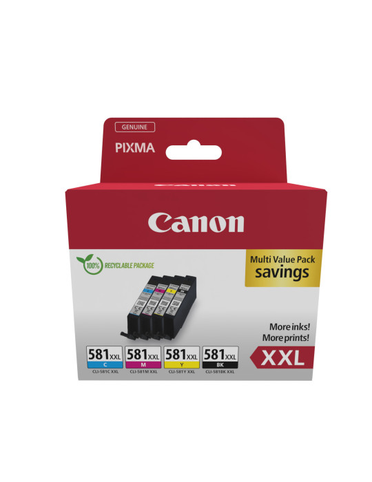 Canon 1998C007 ink cartridge 4 pc(s) Original Black, Cyan, Magenta, Yellow