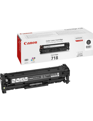 Canon CRG-718 Bk toner cartridge 1 pc(s) Original Black