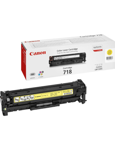 Canon CRG-718 Y toner cartridge 1 pc(s) Original Yellow