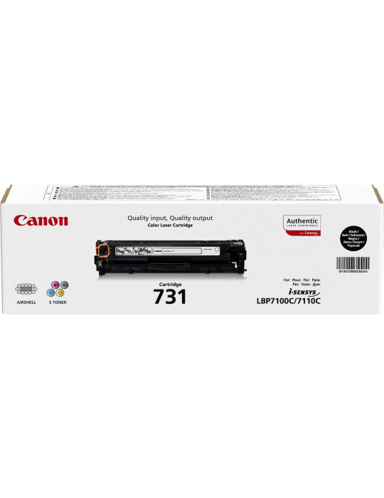 Canon 731 värikasetti 1 kpl Alkuperäinen musta