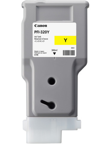 Canon PFI-320Y mustekasetti 1 kpl Alkuperäinen Keltainen