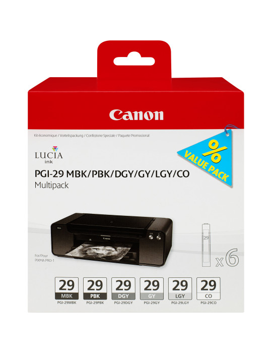 Canon 4868B018 ink cartridge Original Black, Dark Gray, Gray, Light grey, Matte black, Photo black