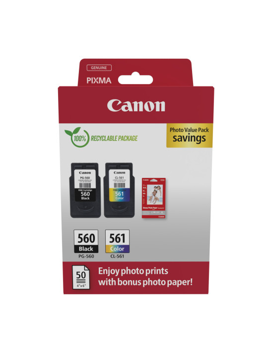 Canon 3713C008 ink cartridge 2 pc(s) Original Black, Cyan, Magenta, Yellow