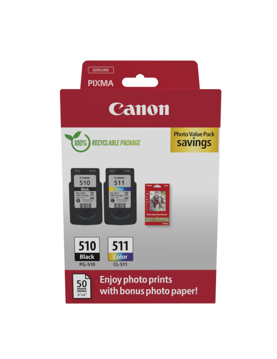 Canon 2970B017 ink cartridge 2 pc(s) Original Black, Cyan, Magenta, Yellow