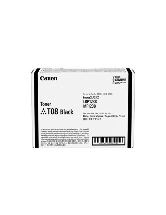 Canon TONER T08 BLACK toner cartridge 1 pc(s) Original