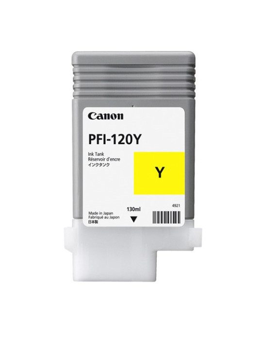 Canon PFI-120Y mustekasetti 1 kpl Alkuperäinen Keltainen