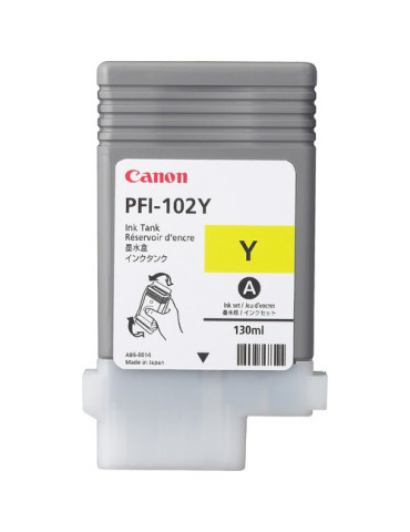 Canon PFI-102Y bläckpatroner Original Gul