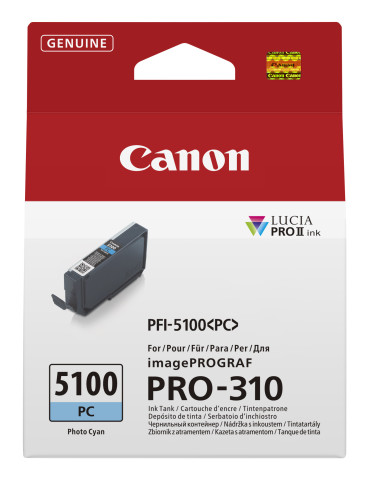 Canon PFI-5100 PC ink cartridge 1 pc(s) Original Photo cyan