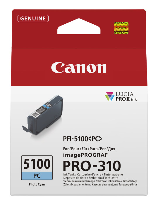 Canon PFI-5100 PC bläckpatroner 1 styck Original Fotocyan