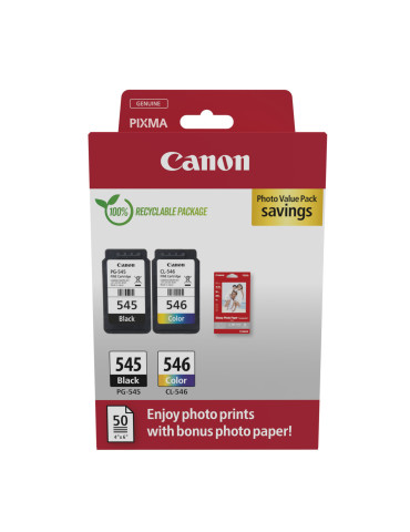 Canon 8287B008 ink cartridge 2 pc(s) Original Black, Cyan, Magenta, Yellow