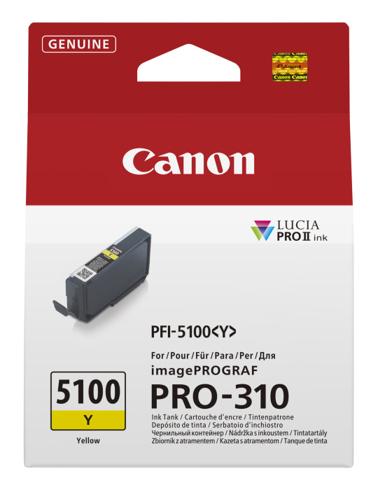 Canon PFI-5100 Y bläckpatroner 1 styck Original Gul