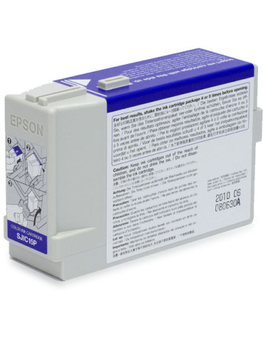Epson SJIC15P bläckpatron för TM-C3400 och TM-C610, 3 färger