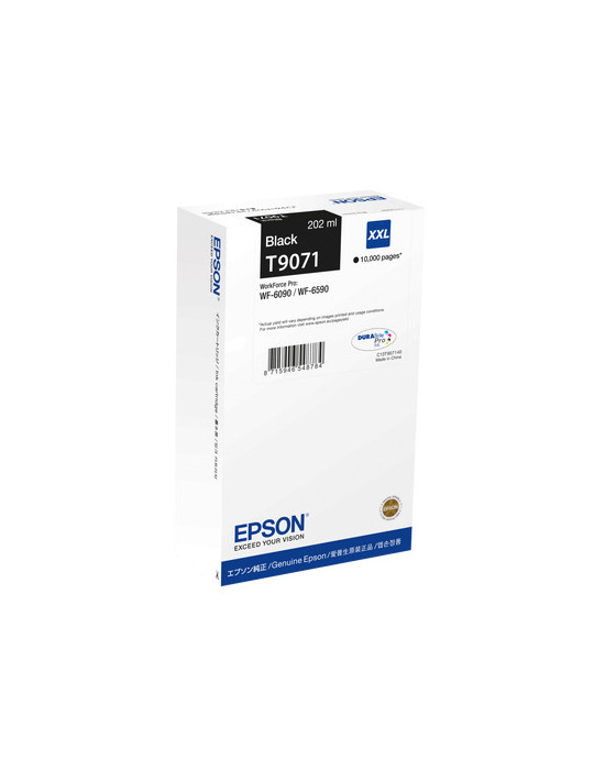 Epson C13T90714N mustekasetti 1 kpl Alkuperäinen musta