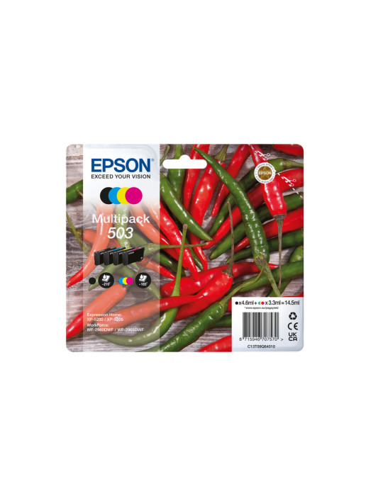 Epson 503 ink cartridge 4 pc(s) Original Standard Yield Black, Cyan, Magenta, Yellow