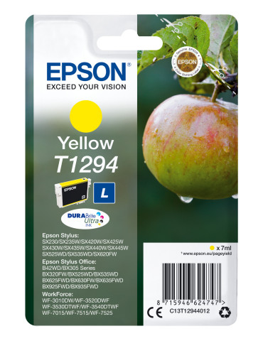 Epson Apple Yksittäispakkaus, keltainen T1294 DURABrite Ultra -muste