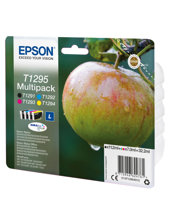 Epson Apple T1295 ink cartridge 1 pc(s) Original Black, Cyan, Magenta, Yellow