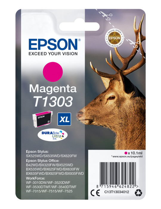 Epson Stag T1303 ink cartridge 1 pc(s) Original High (XL) Yield Magenta