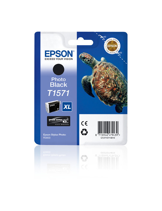 Epson Turtle T1571 ink cartridge 1 pc(s) Original Photo black