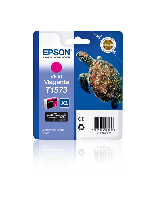 Epson Turtle T1573 ink cartridge 1 pc(s) Original High (XL) Yield Vivid magenta